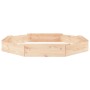 Arenero con asientos octógono madera maciza de pino de , Cajones de arena - Ref: Foro24-825016, Precio: 70,28 €, Descuento: %