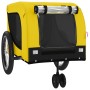 Bicycle trailer for pets, made of iron and Oxford fabric in yellow and black. by , pet strollers - Ref: Foro24-94029, Price: ...