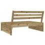 Zentrales Gartensofa imprägniertes Kiefernholz 120x80 cm von , Modulare Sofas für den Außenbereich - Ref: Foro24-825750, Prei...