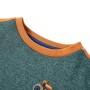 Dunkelgrün meliertes Kinder-Sweatshirt 128 von , Kinder-T-Shirts - Ref: Foro24-12667, Preis: 10,72 €, Rabatt: %