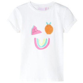 Kinder-T-Shirt in der Farbe Ecru 104 von , Kinder-T-Shirts - Ref: Foro24-11380, Preis: 9,99 €, Rabatt: %