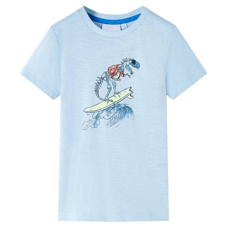 Camiseta infantil azul claro 116 de , Camisetas para niños - Ref: Foro24-12561, Precio: 9,99 €, Descuento: %