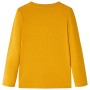 Long-sleeved ocher children's t-shirt size 116 by , Kids T-shirts - Ref: Foro24-13076, Price: 10,99 €, Discount: %