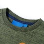 Long-sleeved khaki melange children's t-shirt size 104 by , Kids T-shirts - Ref: Foro24-13190, Price: 8,41 €, Discount: %