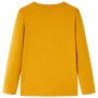 Children's long-sleeved t-shirt in ocher color 140 by , Kids T-shirts - Ref: Foro24-13268, Price: 9,99 €, Discount: %