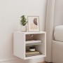 Wall-mounted TV stand with LED lights white 30x28.5x30 cm by , TV Furniture - Ref: Foro24-836973, Price: 33,37 €, Discount: %