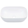 Lavabo 45,5x32x13 cm cerámica blanco de vidaXL, Lavabos - Ref: Foro24-143915, Precio: 57,56 €, Descuento: %