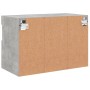 Mueble de TV de pared con luces LED gris hormigón 60x30x40 cm de , Muebles TV - Ref: Foro24-837189, Precio: 47,24 €, Descuent...