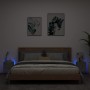 Wall-mounted TV furniture with LED lights, 2 units, concrete gray, 30.5x35x30 cm by , TV Furniture - Ref: Foro24-837225, Pric...