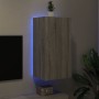 Mueble de TV de pared con luces LED gris Sonoma 40,5x35x80 cm de , Muebles TV - Ref: Foro24-837265, Precio: 61,99 €, Descuent...