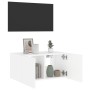 Mueble de TV de pared con luces LED blanco 60x35x31 cm de , Muebles TV - Ref: Foro24-837267, Precio: 47,64 €, Descuento: %