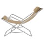 Reclining sun loungers 2 units taupe steel steel by vidaXL, Loungers - Ref: Foro24-44298, Price: 97,08 €, Discount: %