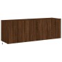 TV wall furniture LED lights 2 pcs oak brown 60x35x41 cm by , TV Furniture - Ref: Foro24-837315, Price: 89,33 €, Discount: %