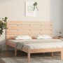 Cabecero de cama madera maciza de pino 160x3x80 cm de , Cabeceros y pies de cama - Ref: Foro24-821352, Precio: 48,16 €, Descu...