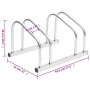 Bicycle rack for 2 galvanized steel bicycles by , Bases and supports for storing bicycles - Ref: Foro24-154417, Price: 34,07 ...