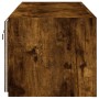 TV wall furniture LED lights 2 pcs smoked oak 60x35x31 cm by , TV Furniture - Ref: Foro24-837276, Price: 83,62 €, Discount: %