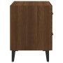 Nightstand 2 units brown oak 40x35x47.5 cm by vidaXL, Nightstands - Ref: Foro24-817296, Price: 74,52 €, Discount: %