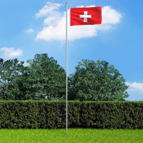 Schweiz-Flagge 90x150 cm von , Fahnen und Windsäcke - Ref: Foro24-146066, Preis: 9,63 €, Rabatt: %