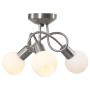 Ceiling lamp with ceramic lampshades, white bowl, 3 E14 bulbs by , ceiling lights - Ref: Foro24-289228, Price: 40,39 €, Disco...