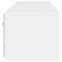 Wall TV cabinets with LED lights 2 pcs white 80x35x31 cm by , TV Furniture - Ref: Foro24-837282, Price: 130,20 €, Discount: %