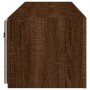 TV wall furniture LED lights 2 pcs oak brown 80x35x31 cm by , TV Furniture - Ref: Foro24-837294, Price: 110,16 €, Discount: %