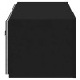 Mueble de TV de pared con luces LED negro 100x35x31 cm de , Muebles TV - Ref: Foro24-837296, Precio: 78,35 €, Descuento: %