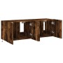 TV wall furniture LED lights 2 pcs smoked oak 60x35x41 cm by , TV Furniture - Ref: Foro24-837311, Price: 86,45 €, Discount: %