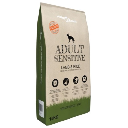 Comida seca para perro premium Adult Sensitive Lamb & Rice 15kg de vidaXL, Comida para perros - Ref: Foro24-170491, Precio: 4...