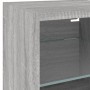 TV-Wandmöbel mit LED, 6-teilig, Holzwerkstoff, grau Sonoma von , TV-Möbel - Ref: Foro24-3216627, Preis: 190,99 €, Rabatt: %