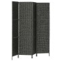 4-panel black water hyacinth room divider screen 154x160 cm by vidaXL, Room dividers - Ref: Foro24-247349, Price: 135,60 €, D...