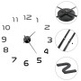 3D wall clock with modern design 100 cm XXL black by vidaXL, Wall clocks - Ref: Foro24-50639, Price: 20,27 €, Discount: %