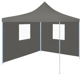 Pop-Up Faltzelt mit 2 Wänden 3x3 m Anthrazit von vidaXL, Zelte und Pavillons - Ref: Foro24-44965, Preis: 137,18 €, Rabatt: %