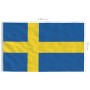 Schwedenflagge 90x150 cm von , Fahnen und Windsäcke - Ref: Foro24-146065, Preis: 11,68 €, Rabatt: %