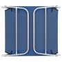 Folding sun loungers, 2 units, steel and blue fabric by vidaXL, Loungers - Ref: Foro24-44299, Price: 90,06 €, Discount: %