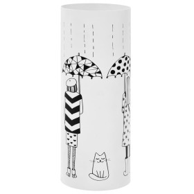 Women's white steel umbrella stand by vidaXL, umbrella stands - Ref: Foro24-246801, Price: 38,56 €, Discount: %