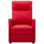 Sillón de masaje de cuero sintético rojo de , Sillones de masaje eléctricos - Ref: Foro24-289728, Precio: 135,99 €, Descuento: %