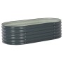 Gray galvanized steel flower bed 160x80x44 cm by vidaXL, Pots and planters - Ref: Foro24-45529, Price: 118,41 €, Discount: %