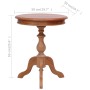 Solid natural mahogany wood side table 50x50x65 cm by , Side tables - Ref: Foro24-283846, Price: 127,99 €, Discount: %