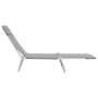 Folding sun loungers 2 units steel and gray fabric by vidaXL, Loungers - Ref: Foro24-44302, Price: 85,01 €, Discount: %