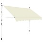 Manually operated retractable awning 300 cm cream by vidaXL, Awnings - Ref: Foro24-143696, Price: 83,60 €, Discount: %