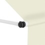 Manually operated retractable awning 300 cm cream by vidaXL, Awnings - Ref: Foro24-143696, Price: 83,09 €, Discount: %