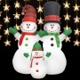 Family of inflatable snowman Christmas LED IP44 240 cm by vidaXL, Christmas lights - Ref: Foro24-245707, Price: 76,44 €, Disc...