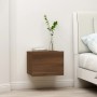 Oak brown plywood bedside table 40x30x30 cm by vidaXL, Nightstands - Ref: Foro24-815415, Price: 40,28 €, Discount: %