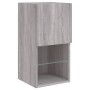 TV-Wandmöbel mit LED, 6-teilig, Holzwerkstoff, grau Sonoma von , TV-Möbel - Ref: Foro24-3216620, Preis: 170,16 €, Rabatt: %