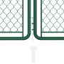 Green steel garden gate 175x395 cm by vidaXL, garden gates - Ref: Foro24-144448, Price: 531,99 €, Discount: %