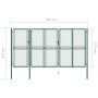 Green steel garden gate 175x395 cm by vidaXL, garden gates - Ref: Foro24-144448, Price: 531,99 €, Discount: %