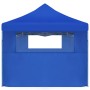 Pop-up folding tent with 5 side walls 3x9 m blue by vidaXL, Tents and gazebos - Ref: Foro24-44978, Price: 308,94 €, Discount: %