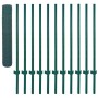 Wire mesh fence with steel posts 25x1 m green by vidaXL, fence panels - Ref: Foro24-144615, Price: 105,50 €, Discount: %