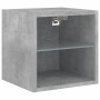 TV wall unit with LED, 7 pieces, engineered wood, gray concrete. by , TV Furniture - Ref: Foro24-3216586, Price: 164,02 €, Di...