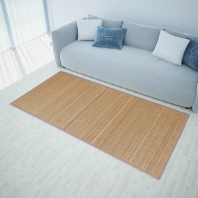 Natural color bamboo rug 100x160 cm by vidaXL, Rugs - Ref: Foro24-245822, Price: 32,49 €, Discount: %